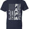 Papa Vintage American Flag Men's T-Shirt.jpg
