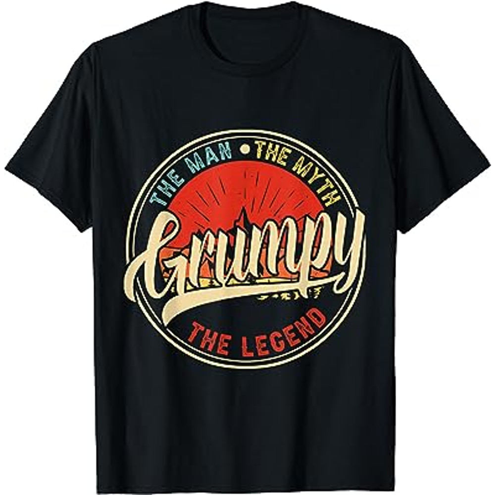 Mens Grumpy The Man The Myth The Legend Funny Father's Day T-Shirt.jpg