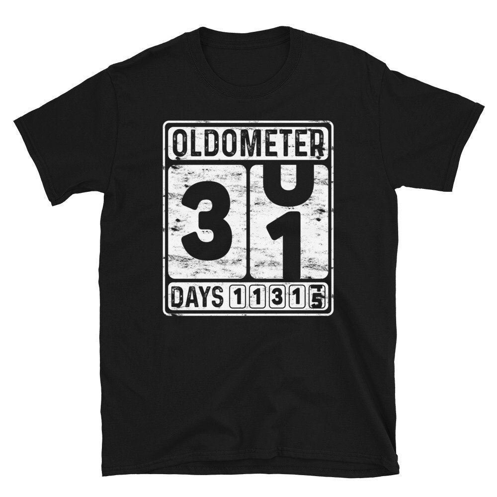 Oldometer 31 Shirt Vintage Funny 31st Birthday Gift Idea T-Shirt-18.jpg