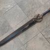 Custom Handmade Damascus Steel 38 inches King Theoden Herugrim Sword Lord Of The Ring Sword Battle Ready With Leather