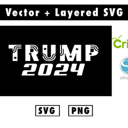 trump 2024 svg and png files for cricut machine , anime svg , manga svg , goku svg