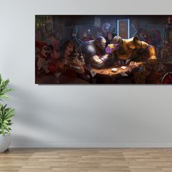 famous gangsters canvas wall art,gangsters canvas print home decor,office decor,the godfather art,large canvas wall deco