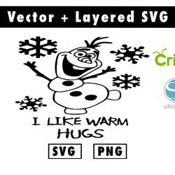 i like warm hugs svg and png files for cricut machine , anime svg , manga svg , goku svg