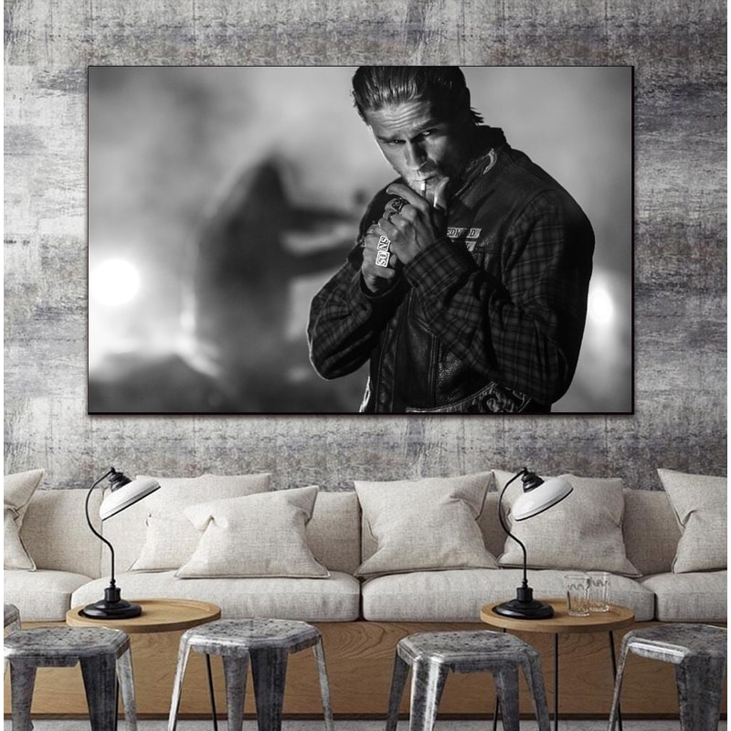 Sons Of Anarchy Jax Teller Poster Art Print,Jax Teller Canvas Print Art,Modern Wall Decor,Movies Poster Print Art,Sons Of Anarchy Wall Art.jpg