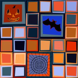designed paper with a pattern for printing, crafts and needlework. seamless, autumn pattern for halloween. diy. pattern
