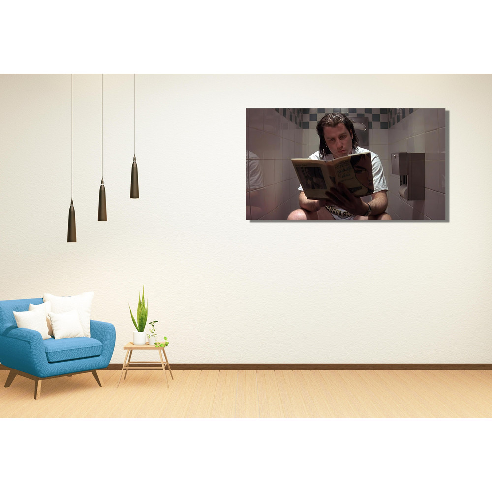 Pulp Fiction Movie Poster,Pulp Fiction Print,Movie Bathroom Art,Pulp Fiction Poster Art,Mia Wallace Canvas Wall Art,Movies Poster Print Art.jpg