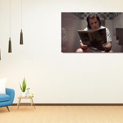 pulp fiction movie poster,mia wallace print,movie bathroom art,mia wallace poster art,mia wallace canvas wall art,movies