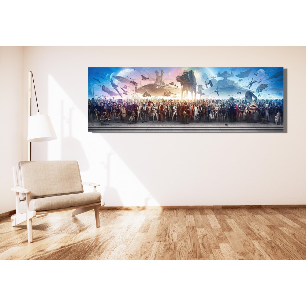 StarWars Panorama Canvas Wall Art,Star Wars Poster Print Art,Movie Fan Gift,Movie Wall Decor,Kids Room Wall Art Decor,Clone Wars Poster Art.jpg