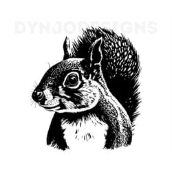 squirrel head , squirrel svg , cut files for cricut , laser engraving files