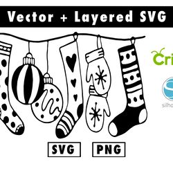 christmas decor svg and png files for cricut machine , anime svg , manga svg , goku svg