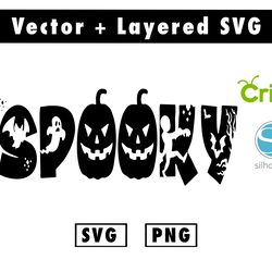 spooky svg and png files for cricut machine , anime svg , manga svg , goku svg