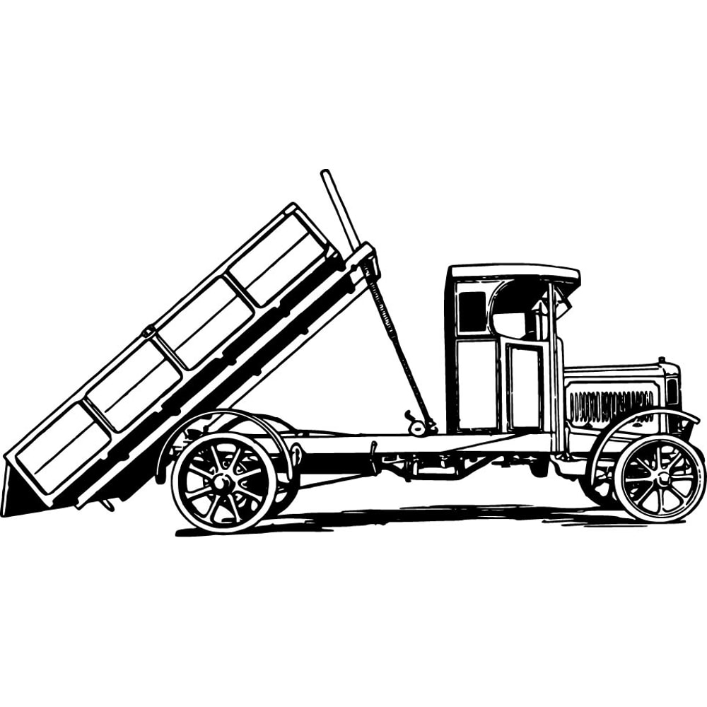 Truck KARRIER lorry fitted with steel linedand reinforced tipping body and twin-screw tipping gear.jpg