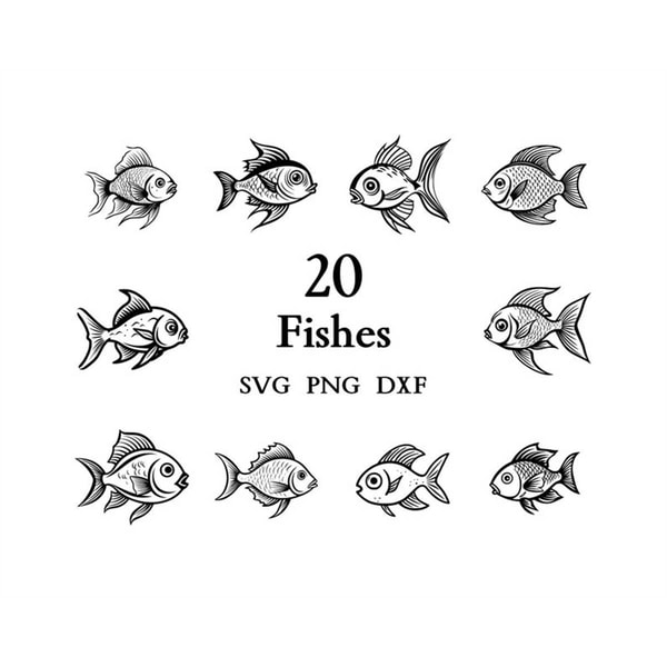 Fish Mask Svg Fish Svg Bundle , Fish Svg , Cut Files for Cricut And Laser | Inspire ...