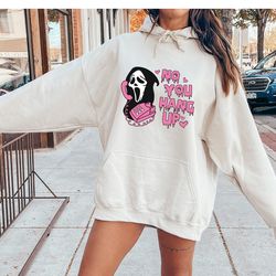 no you hang up sweatshirt, ghostface valentine hoodie, halloween shirt, halloween gift, funny valentine shirt, funny gho