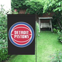 Pistons Garden Flag (Two Sides Printing, without Flagpole)