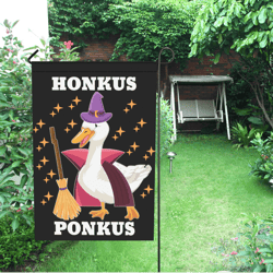 Honkus Ponkus Goose Garden Flag (Two Sides Printing, without Flagpole)