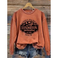 halloween sanderson sisters bed & breakfast sweatshirt, children stay free shirt, funny halloween tee, halloween party t