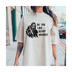 do you like scary movies svg, ghost face svg, scream svg, horror movie svg, retro ghost face svg, no you hang up svg, di