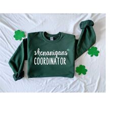 shenanigans sweatshirt, irish shirt, shamrock outfit, st patrick's day lucky apparel, lucky sweat women, st patty's day