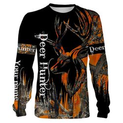 Deer hunting Custom Name 3D All over print Shirts &8211 Personalized hunting gift &8211 FSD185