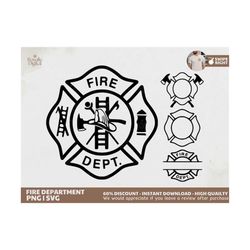 fire department svg, firefighter svg, firefighter flag svg file for cricut, digital download, png