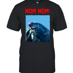 nom nom king shark shirt