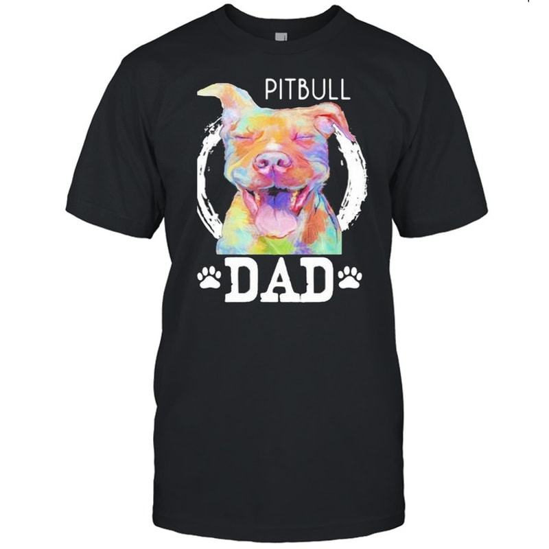 Pitbull Dad Watercolor Shirt.jpg
