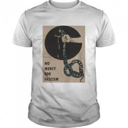 no mercy for fascism snake shirt