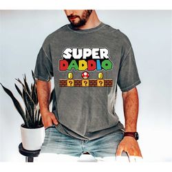 comfort colors super daddio game shirt,super dad shirt, new dad shirt,dad shirt,daddy shirt,best dad shirt,gift for dad,