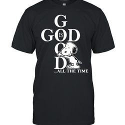 snoopy god is good all the time t-shirt