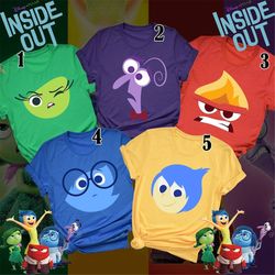 disney inside out characters halloween costume, inside out toddler costume, inside out face, fear sadness anger joy disg