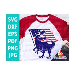 4th of july svg, patriotic dinosaur usa t-rex, red white and rawr svg, boy 4th of july svg, dino american independence f