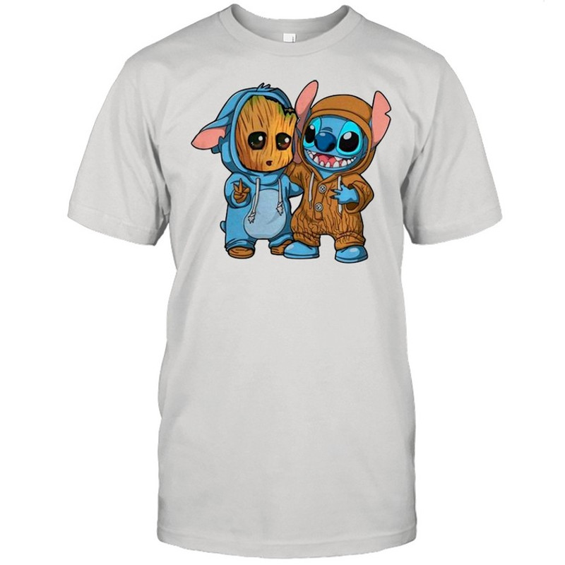 Baby Groot And Stitch Is Best Friend shirt.jpg