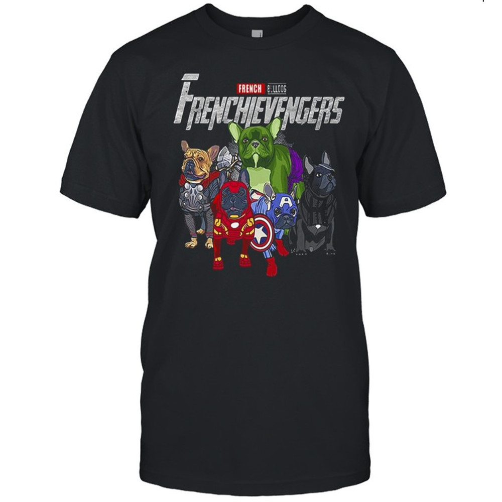 Marvel Avengers French Bulldog Avengers T-shirt.jpg