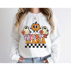 halloween sweatshirt witchy mama sweatshirt | halloween mom sweatshirt, halloween shirt,witch mama shirt, funny hallowee