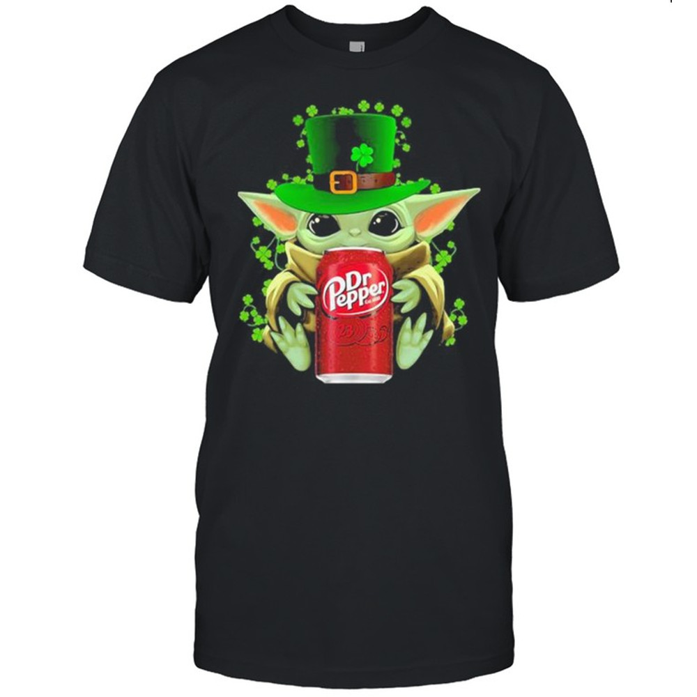 Baby Yoda Hug Dr Pepper Irish Patricks Day Shirt.jpg