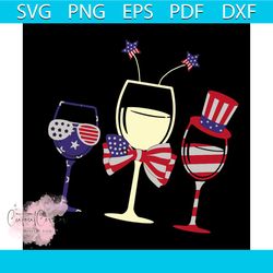 america wine glass svg, independence day svg, 4th of july svg, wine svg, wine glass svg, patriotic svg, america flag, in