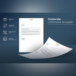 elegant letterhead design template 04
