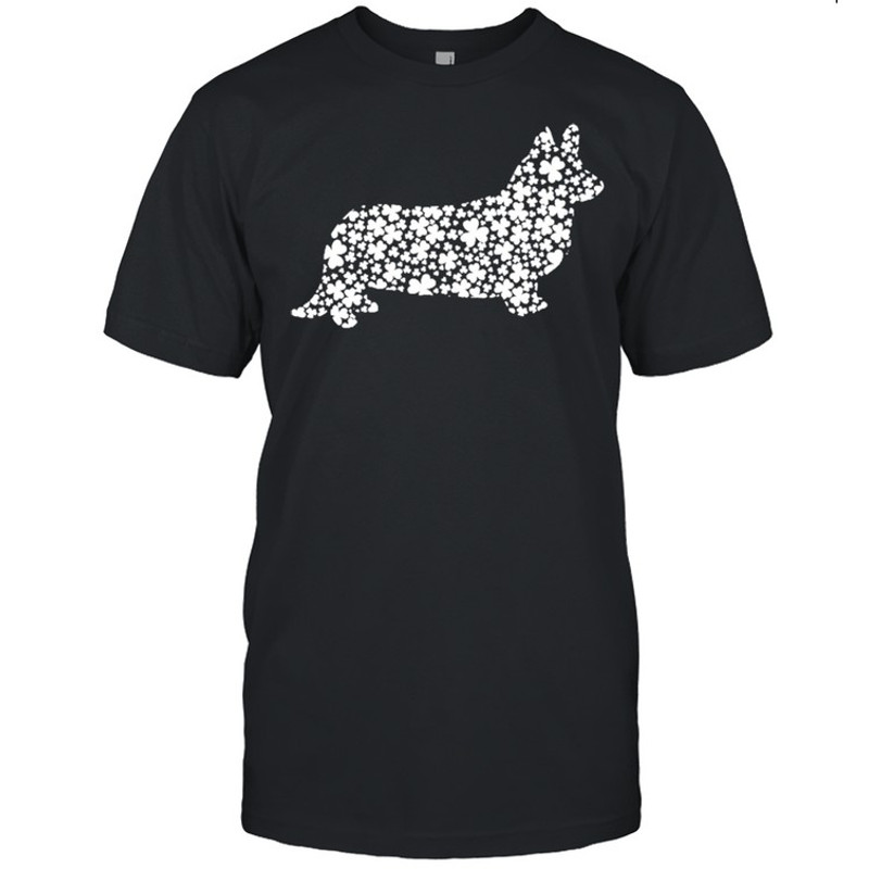 Irish Shamrock Leaf Corgi Dog St. Patrick’s Day Shirt.jpg