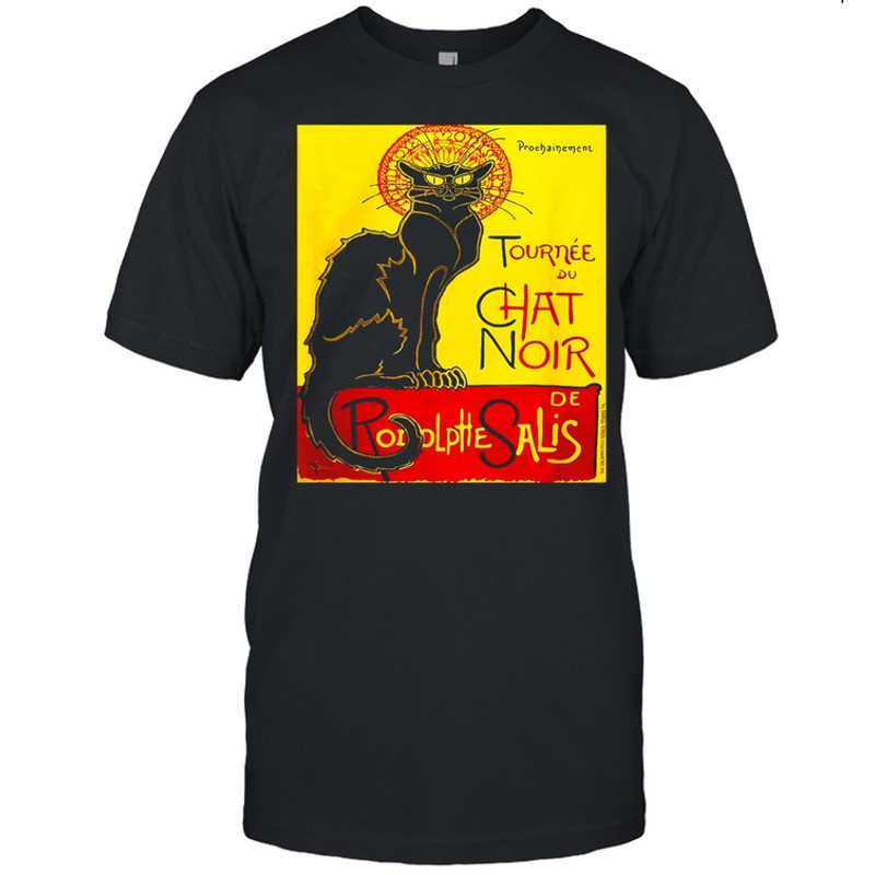 Cat Le Chat Noir The Black Cat Art Nouveau Vintage shirt.jpg