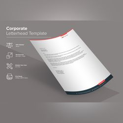modern letterhead design template 15