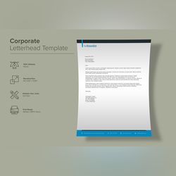 modern letterhead design template 19