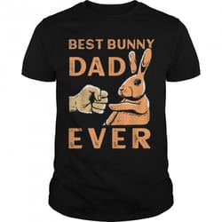 best bunny dad ever rabbit owner easter t-shirt b09w8y2k5w