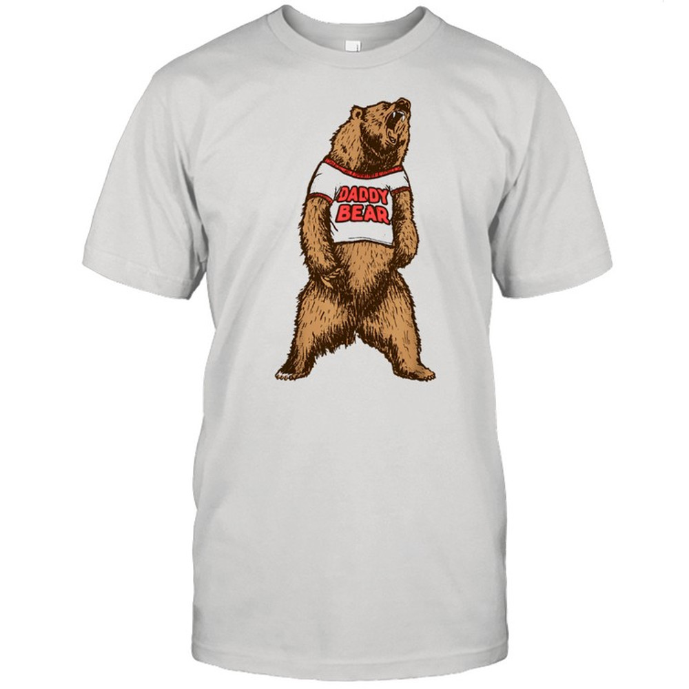 Daddy Bear Roaring Grizzly Fathers Day Protective Dad Shirt.jpg