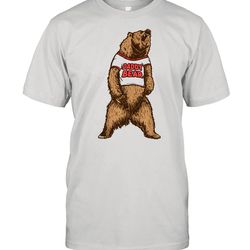 daddy bear roaring grizzly fathers day protective dad shirt