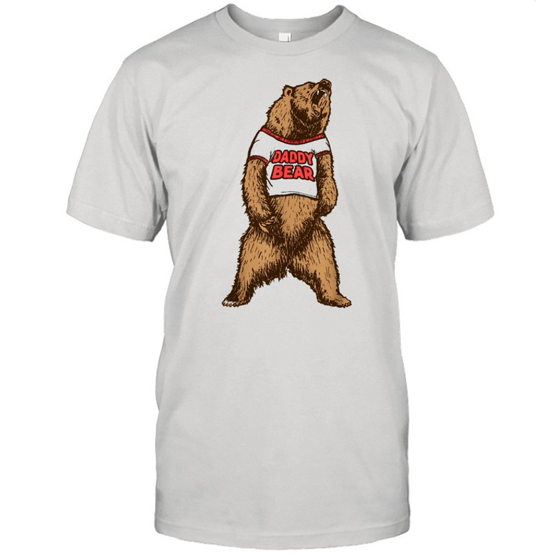 Daddy Bear Roaring Grizzly Fathers Day Protective Dad Shirt.jpg