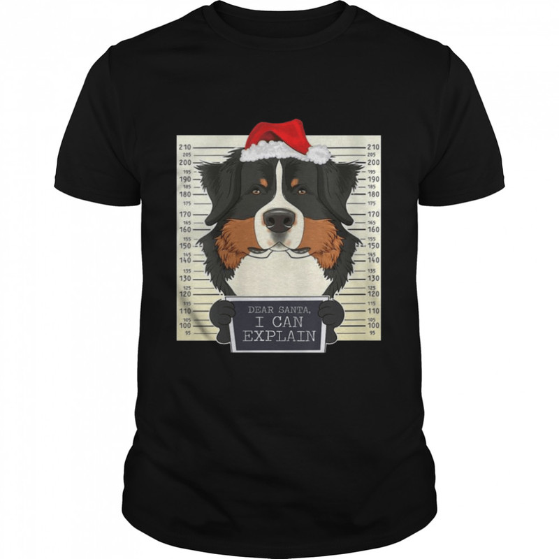 Dear Santa I Can Explain Christmas Bernese Mountain Dog Shirt.jpg