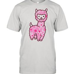 the alpaca pack pink retro vintage flower floral spring shirt