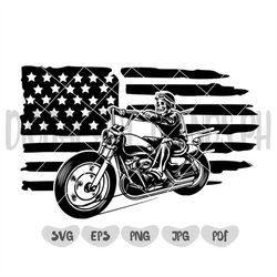 US Skull Cafe Racer Svg, Racer Skull Svg, Motorbike Svg, Skull Biker Svg, Biker Clipart, Skull Svg,Skull Clipart,Biker S