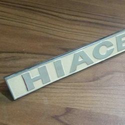 HIACE Door Emblem In Metal For 1974 Model